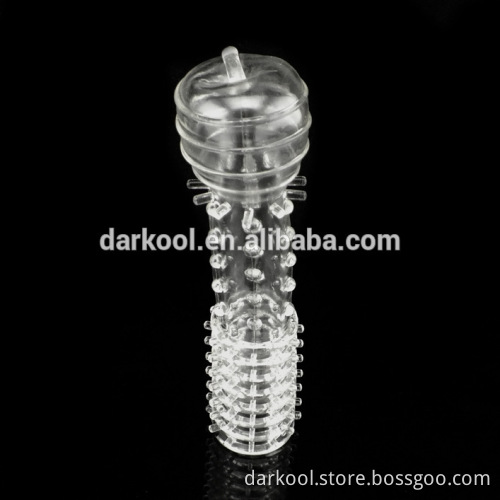 L013/Male sex toys Crystal Penis Ring Extender,Extensions male cock sleeve ring condom